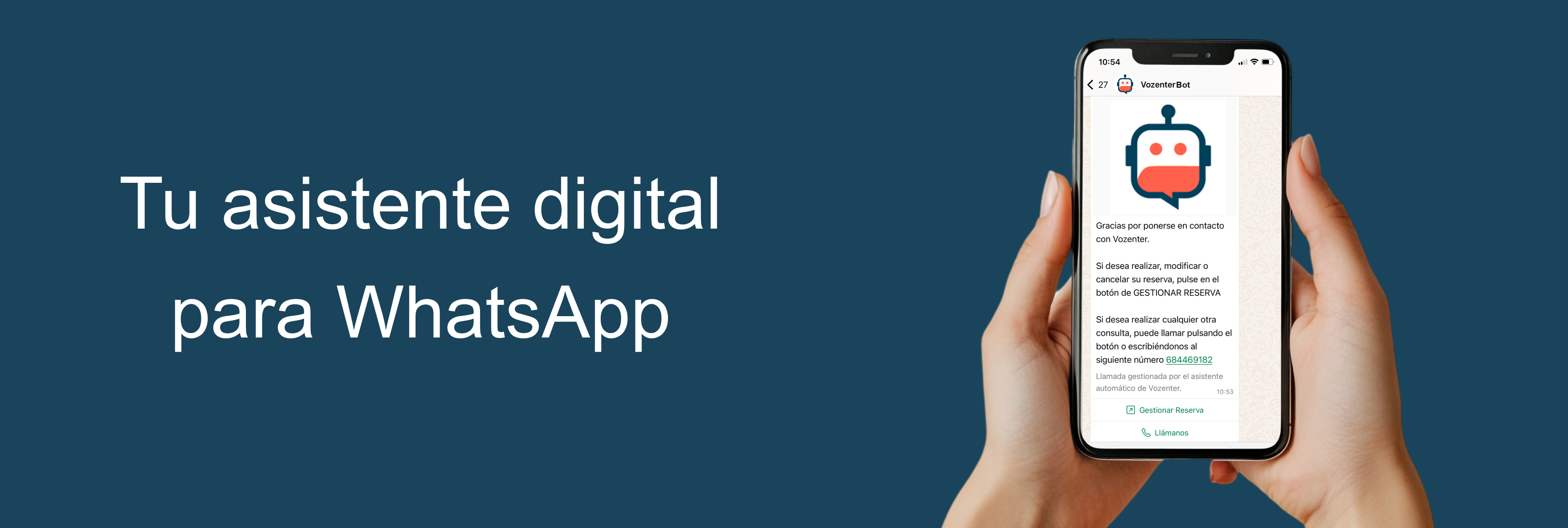 VozenterBOT - Tu Asistente Digital para WhatsApp